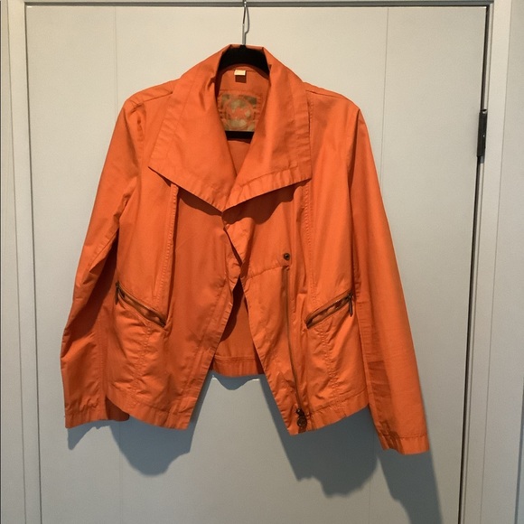 - Michael Kors burnt orange, cotton jacket L - Picture 3 of 6